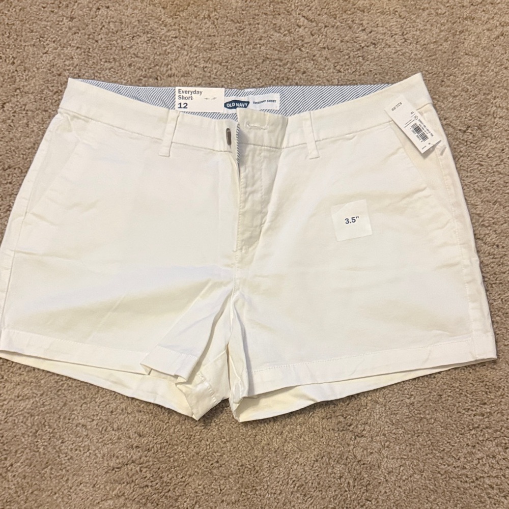 Old Navy Classic White Shorts